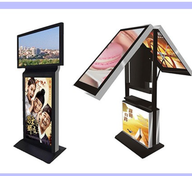55寸前后雙屏立式廣告機(jī)