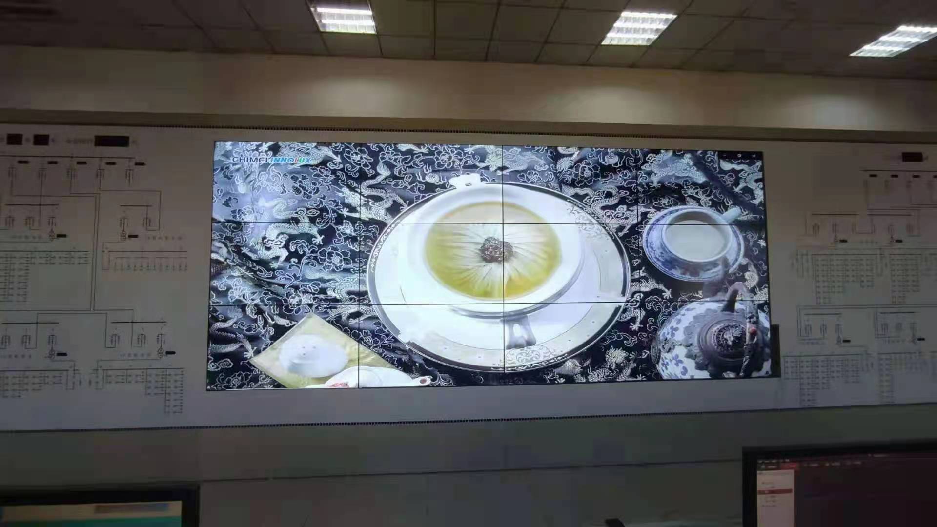 石家莊55寸3*4液晶拼接屏項目(圖1)